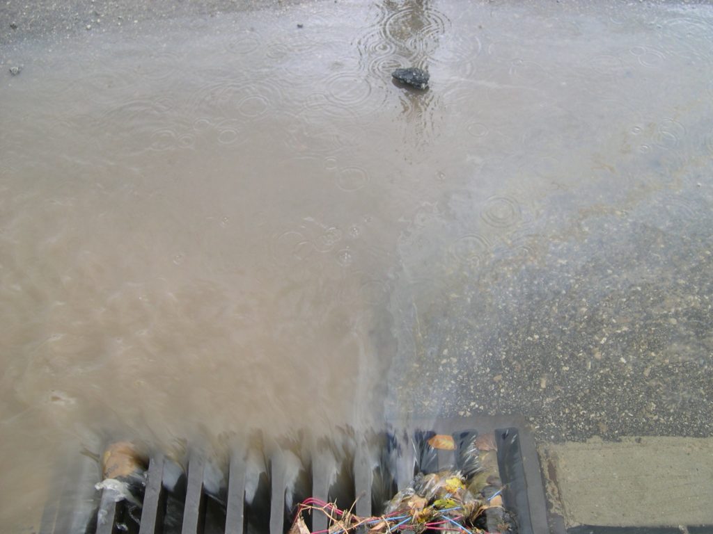 stormwater first flush water quality storm drain
